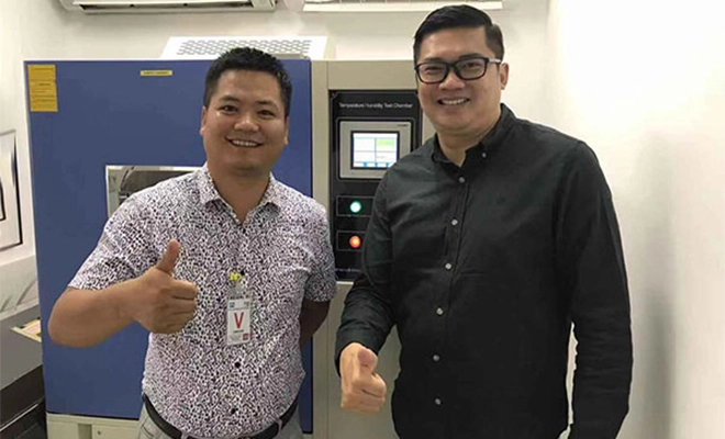 Ruang tes kelembaban suhu LIB TH-225B digunakan di Malaysia