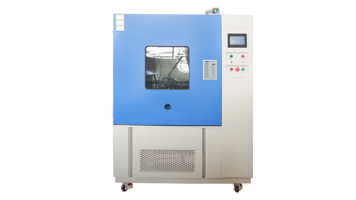 Ruang tes hujan JIS D0203 interpretasi