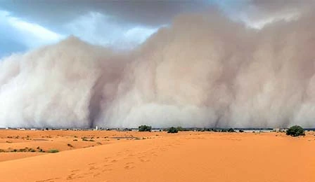 Simulasi debu lingkungan yang akurat