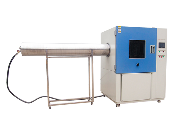 Tes semprotan debu dan air IP66K dengan peralatan uji LIB