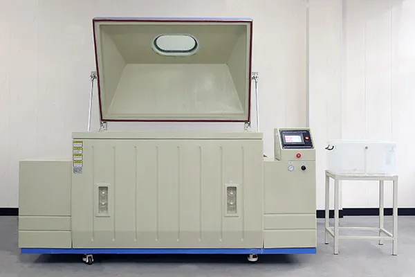 Mengevaluasi perawatan permukaan pada komponen industri menggunakan ruang semprot garam ASTM G85